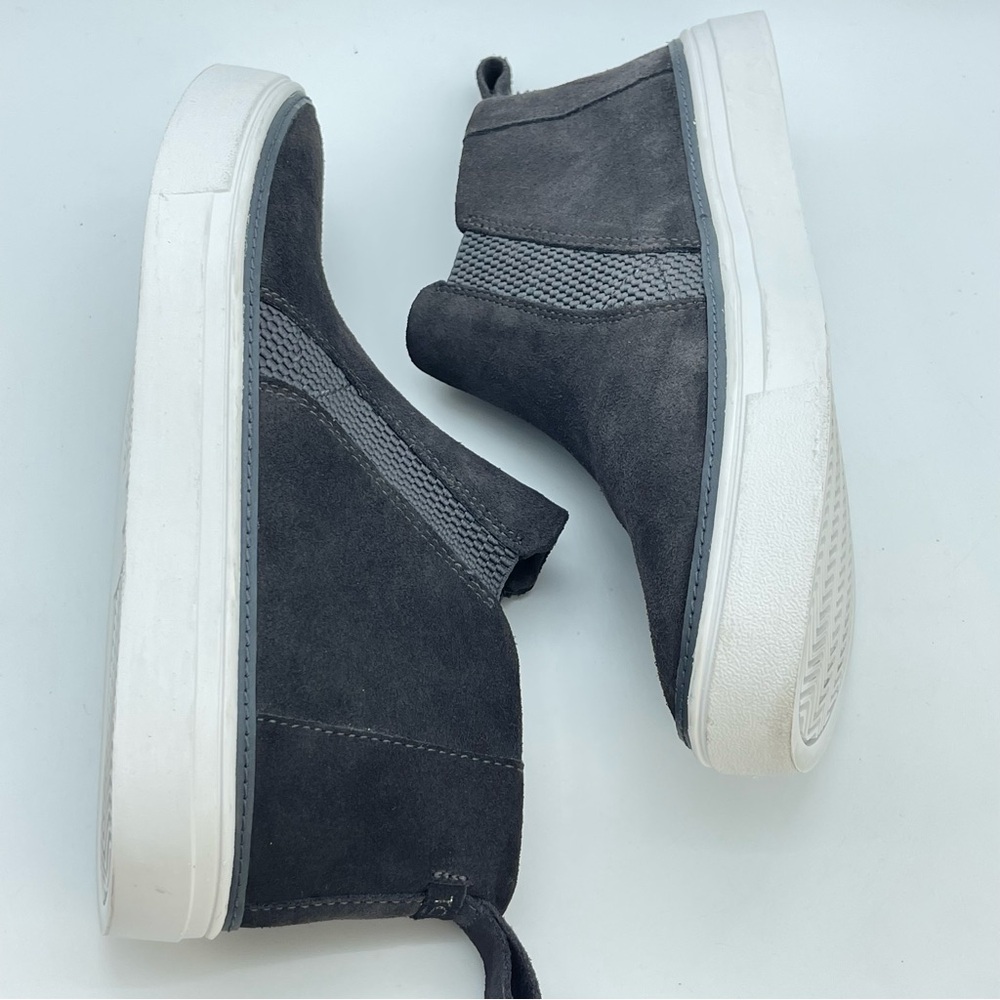 TOMS Bryce Slip On Sneakers | Gray Suede | Mid-Top Shoes Booties W 8 - Picture 6 of 12
